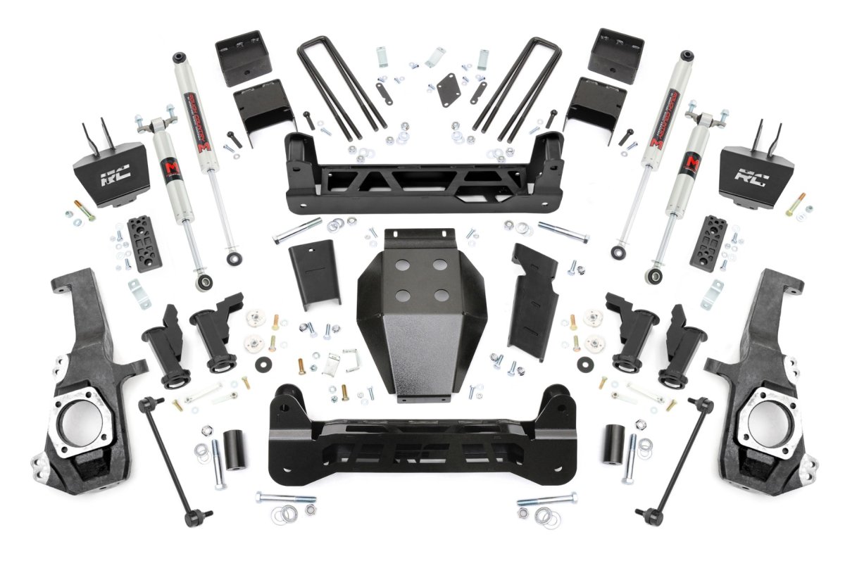 GMC Sierra 2500 HD Suspension Lift Kit - Rough Country - 5 Inch Torsion Drop - '20-'25